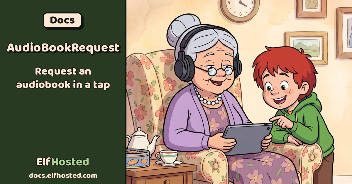 Hosted AudioBookRequest - Audiobook Request Management | ElfHosted