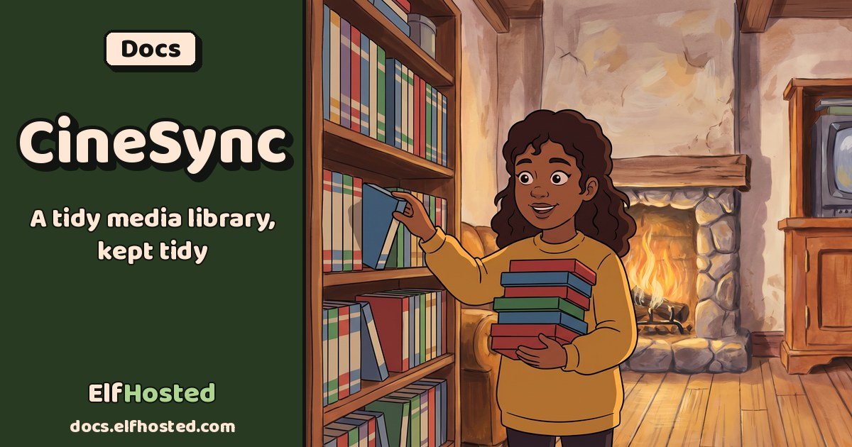 Hosted CineSync - Media Library Sync | ElfHosted