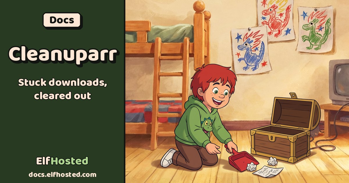 Hosted Cleanuparr - Media Library Cleanup Tool | ElfHosted