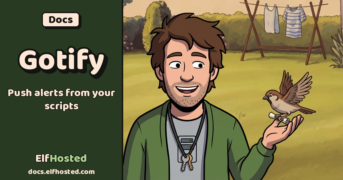 Hosted Gotify - Cloud Push Notification Server | ElfHosted