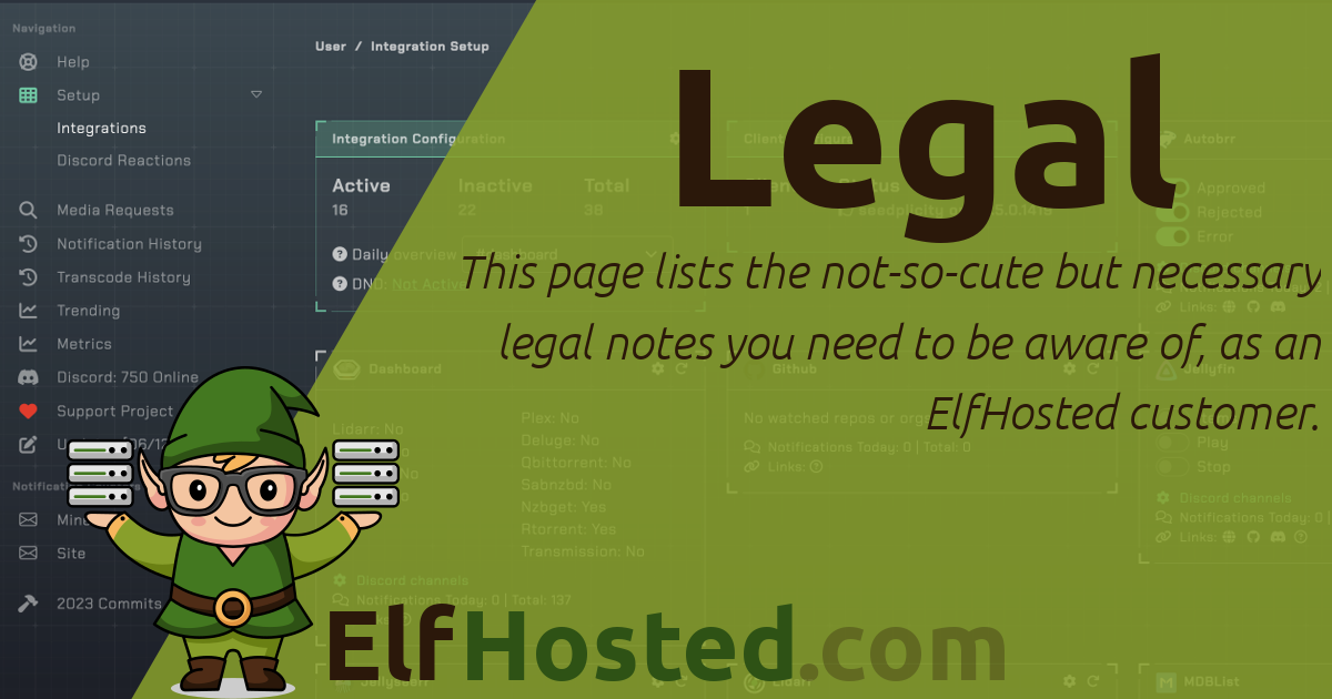Legal | ElfHosted