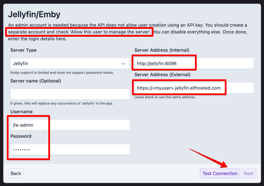 Jellyfin Accounts - Jellyfin Setup