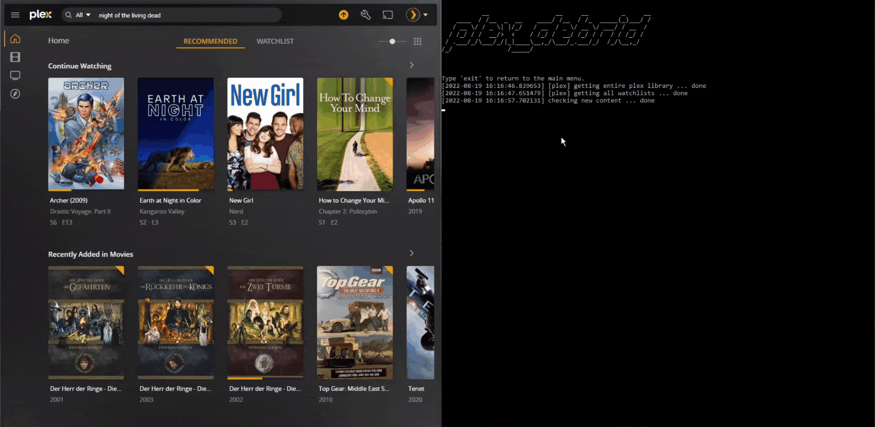 Screenshot of Plex-Debrid