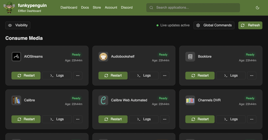 Screenshot of ElfBot