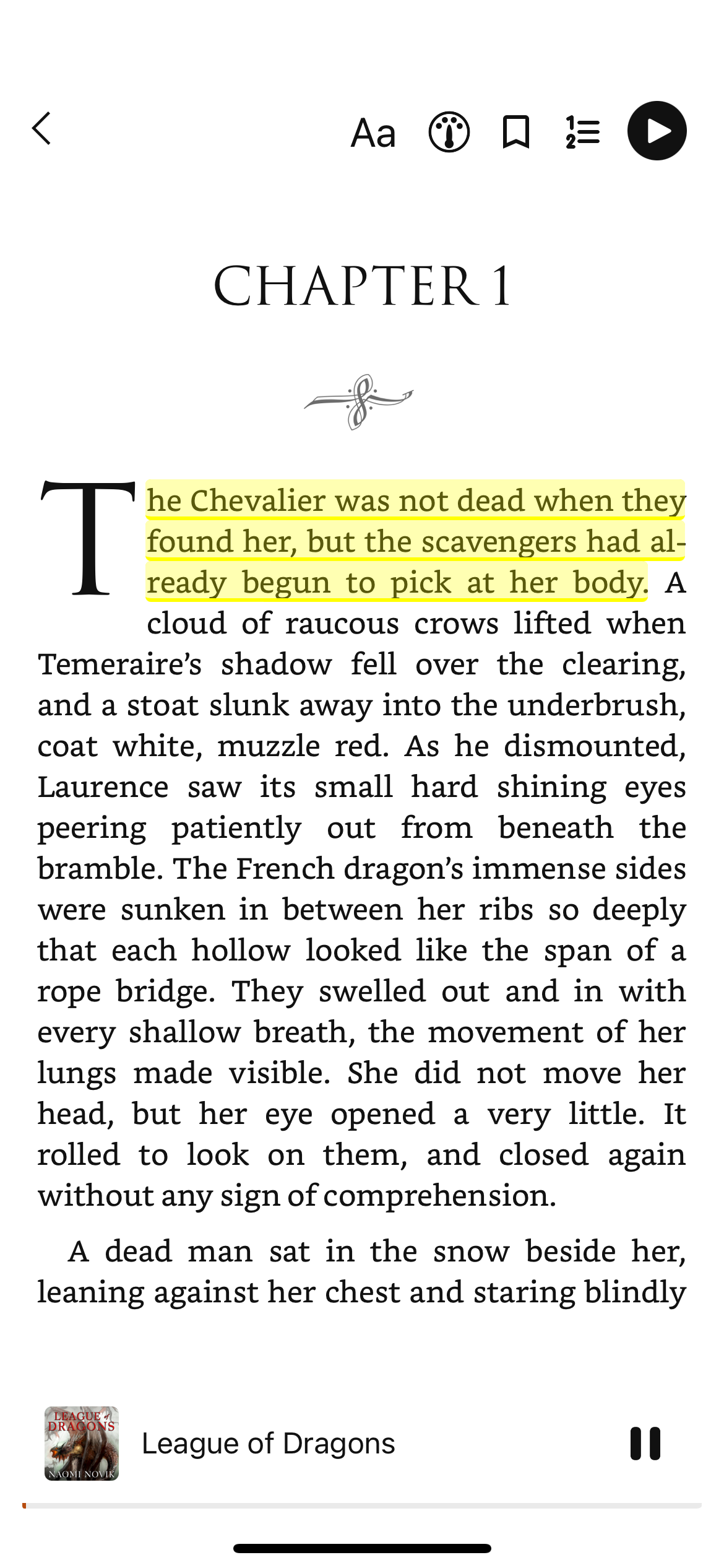 Screenshot of Storyteller